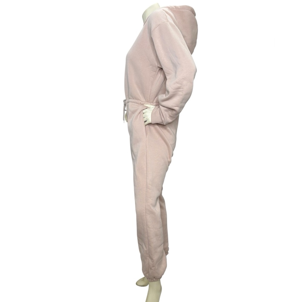 Zara Blush Pink Hooded Jumpsuit - Picture 5 of 11